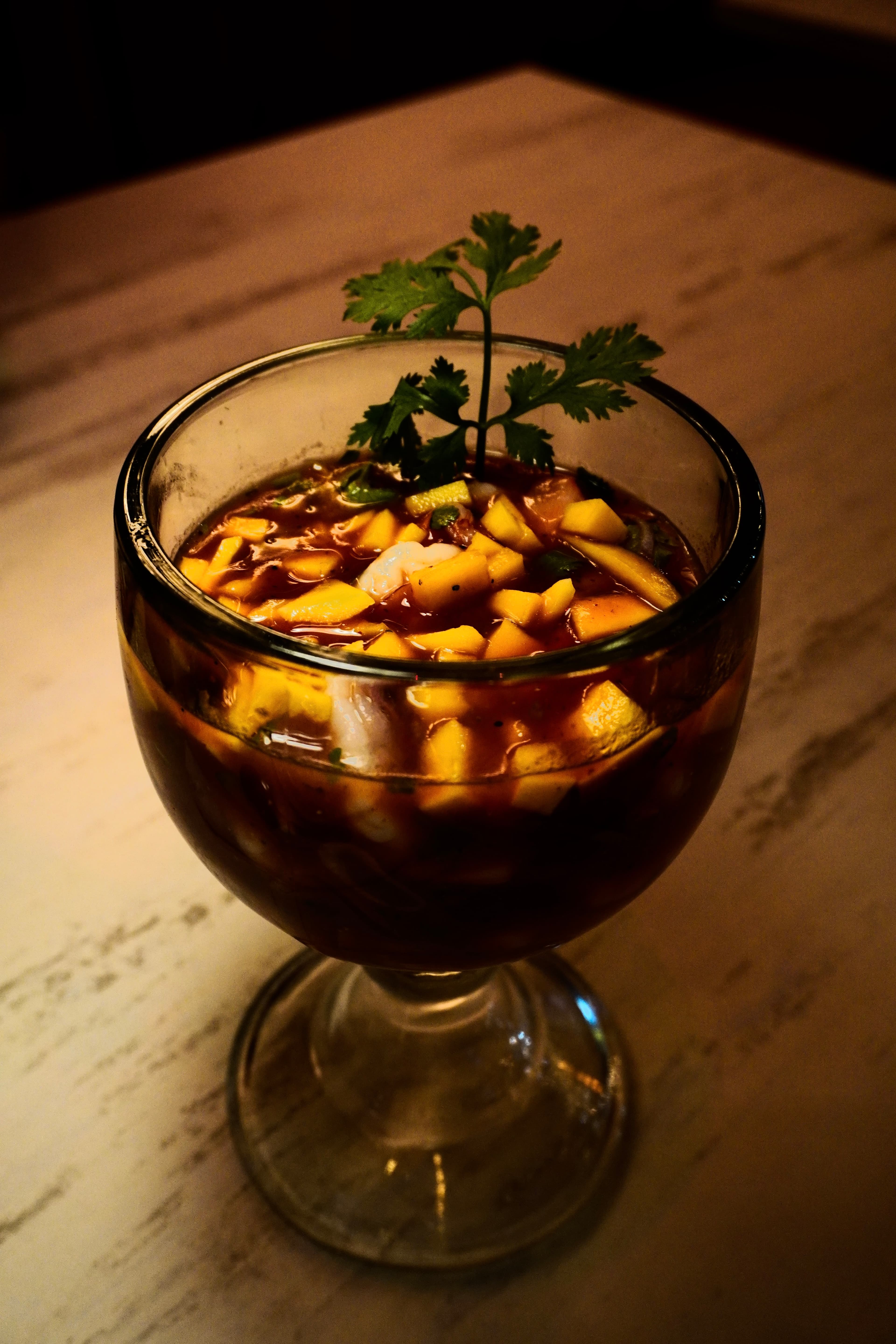 Shrimp cocktail at Calle Ocho