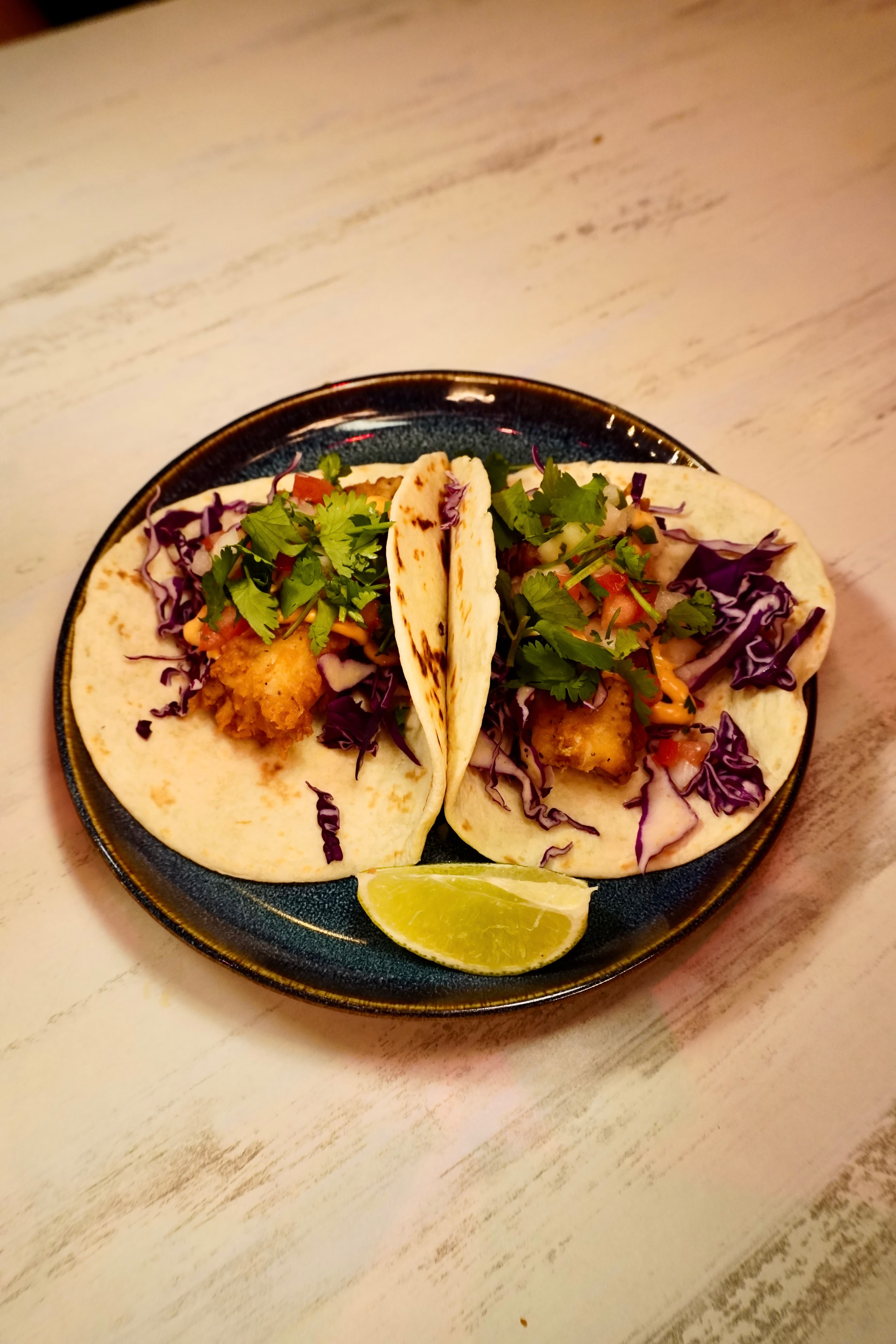 Signature Cuban-style street tacos at Calle Ocho